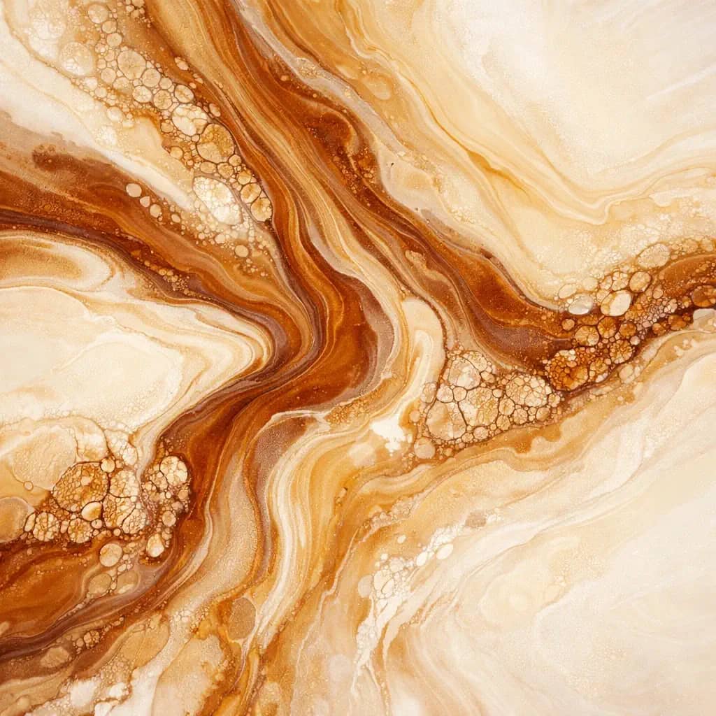Warm abstract art in golden tones representing healing and transformation